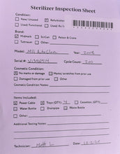 Load image into Gallery viewer, Midmark M11 AutoClave Dental Sterilizer REFURBISHED w/ 1yr. WARRANTY