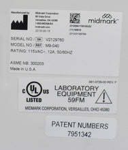 Load image into Gallery viewer, Midmark M9 Dental autoclave Sterilizer Steam REFURBISHED w/ 6mo. WARRANTY