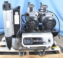 Load image into Gallery viewer, Air Techniques AirStar 30 NEO Dental Oil-Free Air Compressor System AS30