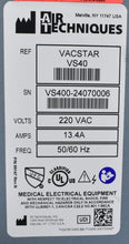 Load image into Gallery viewer, Air Techniques VacStar 40 VS40 Dental Vacuum Pump Unit 220V