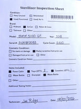 Load image into Gallery viewer, SciCan STATIM 5000 G4 Dental Cassette Autoclave Sterilizer