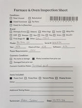 Load image into Gallery viewer, Intra Tech Pro Press 100 Dental Vacuum Firing & Press Furnace