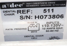 Load image into Gallery viewer, Adec 511 Dental Ergonomic Patient Exam & Treatment Chair
