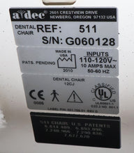 Load image into Gallery viewer, Adec 511 Dental Exam Chair with 3072 Delivery System Operatory Package