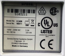 Load image into Gallery viewer, Sirona MCXL Dental Milling Machine Unit for CAD/CAM Dentistry
