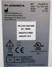 Load image into Gallery viewer, Planmeca PlanMill 40 Dental Milling Machine for CAD/CAM Dentistry
