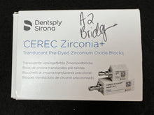 Load image into Gallery viewer, Lot of 30 CEREC Zirconia Translucent Pre-Dyed Zirconium Oxide Milling Blocks
