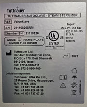 Load image into Gallery viewer, Tuttnauer Valueklave 1730M Autoclave Steam Dental Sterilizer
