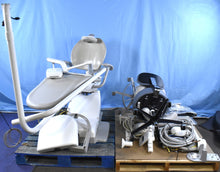 Load image into Gallery viewer, Adec 311 Dental Exam Chair with 541 12 O'Clock Rear Delivery, 375L Exam Light
