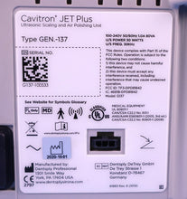 Load image into Gallery viewer, Dentsply Cavitron Jet Plus Gen 137 Ultrasonic Scaler Air Polisher + Foot Pedal
