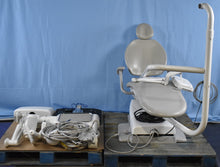 Load image into Gallery viewer, Adec 311 Dental Exam Chair with 541 12 O'Clock Rear Delivery, 375L Exam Light
