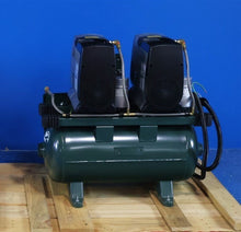 Load image into Gallery viewer, NEW UNUSED RamVac Osprey OSP13 Dental Air Compressor Oil-Less Dual Head 4 User

