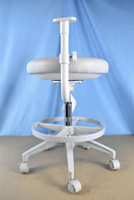 Load image into Gallery viewer, NEW/UNUSED Adec 422 Dental Assistant Stool Driftwood Upholstery
