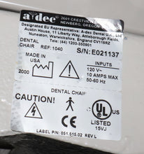Load image into Gallery viewer, Adec 1040 Dental Ergonomic Exam and Treatment Chair
