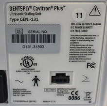 Load image into Gallery viewer, Dentsply Cavitron Plus SPS Gen-131 Ultrasonic Dental Scaler

